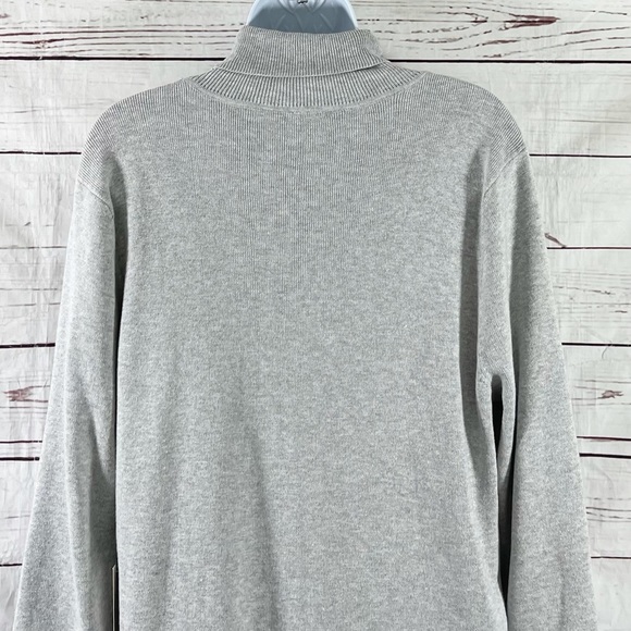 Chico’s Women’s Turtleneck Sweater Gray Size 3 - Picture 5 of 11